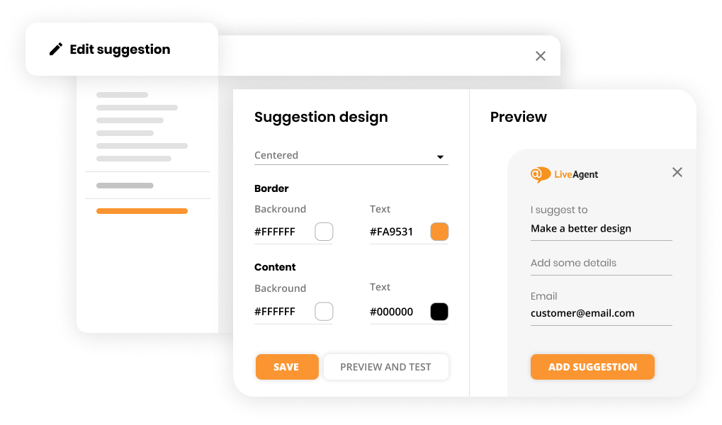 Feedback & suggestions